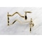 Kingston Brass KS2102AL Heritage Wall Mount Pot Filler, Polished Brass KS2102AL - alternate 3